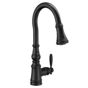 MS73004BL Weymouth Pull-Out Spray Kitchen Faucet - Matte Black