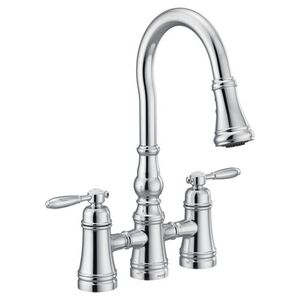MS73204 Weymouth Pull-Out Spray Kitchen Faucet - Chrome MS73204 Weymouth Pull-Out Spray Kitchen Faucet - Chrome