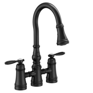 MS73204BL Weymouth Pull-Out Spray Kitchen Faucet - Matte Black