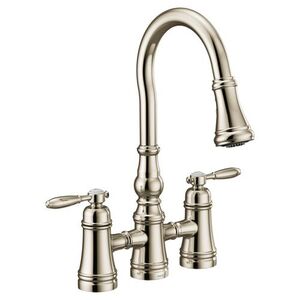 MS73204NL Weymouth Pull-Out Spray Kitchen Faucet - Polished Nickel MS73204NL Weymouth Pull-Out Spray Kitchen Faucet - Polished Nickel