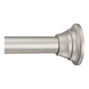 MTR1000BN Shower Rod Shower Curtain Rod - Brushed Nickel