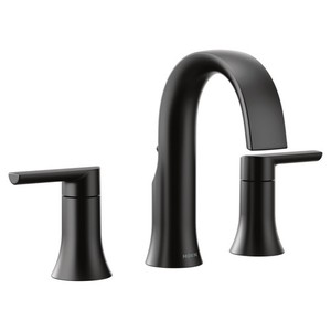 MTS6925BL/M9000 Doux 8'' Widespread Bathroom Faucet - Matte Black