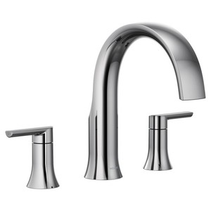 MTS983/M4796 Doux Deck Mount Tub Faucet - Chrome