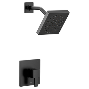 MUTS2712EPBL 90 Degree Shower Faucet Trim Trim Kit - Matte Black