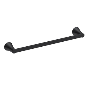 MY0718BL Mikah Towel Bar Bathroom Accessory - Matte Black