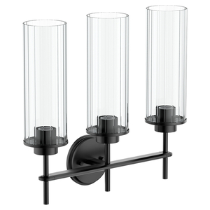 MYB1763BL Greenfield 3 Bulb Bathroom Lighting - Matte Black