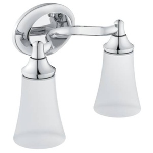 MYB2862CH Eva 2 Bulb Bathroom Lighting - Chrome