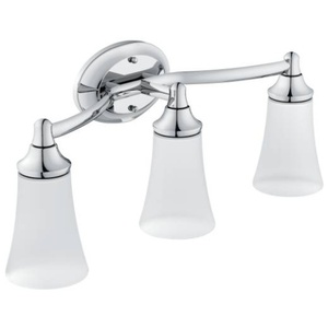 MYB2863CH Eva 3 Bulb Bathroom Lighting - Chrome