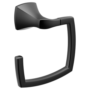 MYB5186BL Voss Towel Ring Bathroom Accessory - Matte Black