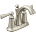 Moen M4505BN Brushed Nickel 4'' Centerset Bathroom Sink Faucet