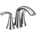 Moen M6172 Chrome 4'' Centerset Bathroom Sink Faucet