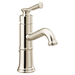 Moen M6402NL Polished Nickel Single Hole Bathroom Sink Faucet