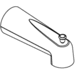 Moen M3853BRB Mediterranean Bronze Tub Spout