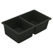 Moen MGGB4012B Black Double Bowl Kitchen Sinks