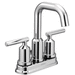 Moen MOE6150 Chrome 4'' Centerset Bathroom Sink Faucet