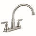 Moen M87239SRS Spot Resist Stainless Two Handle Kitchen Faucet