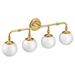 Moen MYB0564BG Brushed Gold 4 or more Bulb Bathroom Light