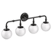 Moen MYB0564BL Matte Black 4 or more Bulb Bathroom Light