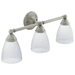 Moen MYB2263BN Brushed Nickel 3 Bulb Bathroom Light