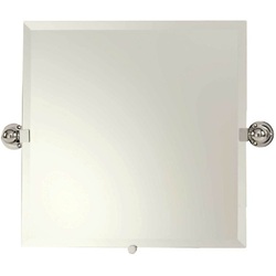 G0141NSN City 212 Square / Rectangular Mirror - Satin Nickel