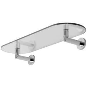 G0234T18PC Sine Vanity Shelf Bathroom Accessory - Chrome