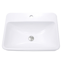  Brant Point Collection Self Rimming Bathroom Sink - White