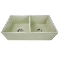  Vineyard Collection Apron Front / Specialty Sink Kitchen Sink - Shabby Green