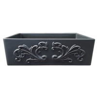  Vineyard Collection Apron Front / Specialty Sink Kitchen Sink - Matte Black