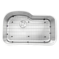  Sconset Collection Stainless Steel Undermount - Single Bowl Kitchen Sink - Stainless steel