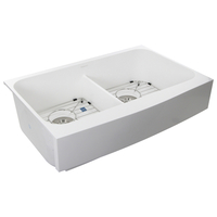  Glacierstone Apron Front / Specialty Sink Kitchen Sink - White