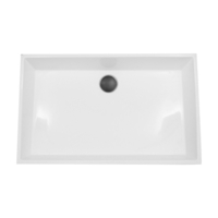  Glacierstone Vessel Style Bathroom Sink - White