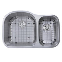  Sconset Stainless Steel Undermount - Double Bowl Kitchen Sink - Stainless steel