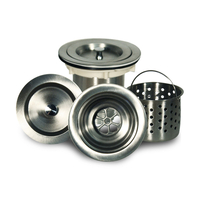  Premium Kitchen Drain Strainer Kitchen Accessory - Brushed Satin