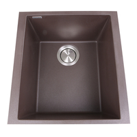  Plymouth Collection Undermount Bar Sink - Brown