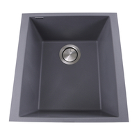  Plymouth Collection Undermount Bar Sink - Titanium