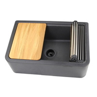  Rockport Collection Apron Front / Specialty Sink Kitchen Sink - Black