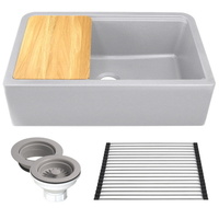  Rockport Collection Apron Front / Specialty Sink Kitchen Sink - Light Grey