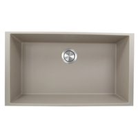  Plymouth Collection White/Color Undermount - Single Bowl Kitchen Sink - Truffle