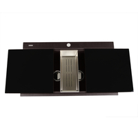  Plymouth Collection White/Color Double Bowl Kitchen Sink - Brown