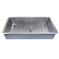  Pro Series Stainless Steel Single Bowl Kitchen Sink - Stainless steel