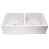  Cape Collection Apron Front / Specialty Sink Kitchen Sink - White