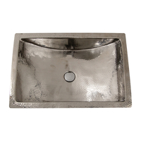  Brightwork Home Undermount Style Bathroom Sink - Stainless steel