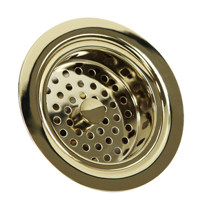 N35KDPB Premium Kitchen Drain Strainer Kitchen Accessory - Polished Brass