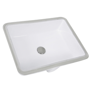 NGB17x13W Great Point Undermount Style Bathroom Sink - White