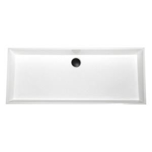 NNSGSTR36 Glacierstone Vessel Style Bathroom Sink - White