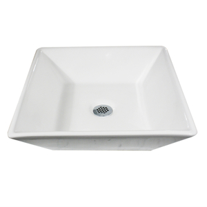 NNSV109 Brant Point Collection Vessel Style Bathroom Sink - White