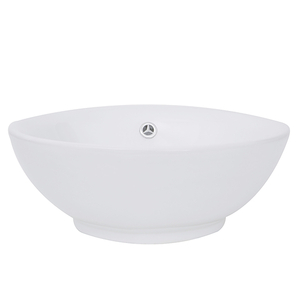 NNSV218 Brant Point Collection Vessel Style Bathroom Sink - White