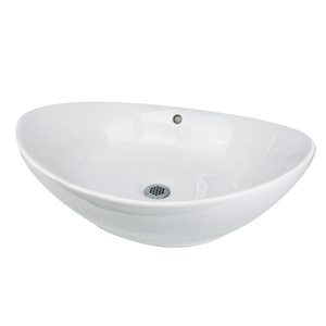 NNSV305 Brant Point Collection Vessel Style Bathroom Sink - White