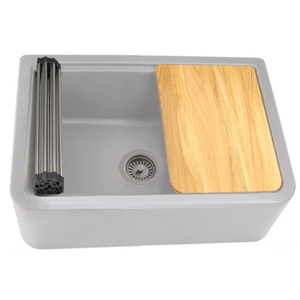 NPR3020APSG Rockport Collection Apron Front / Specialty Sink Kitchen Sink - Light Grey