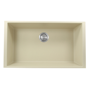 NPR3320SUM Plymouth Collection White/Color Undermount - Single Bowl Kitchen Sink - Sand